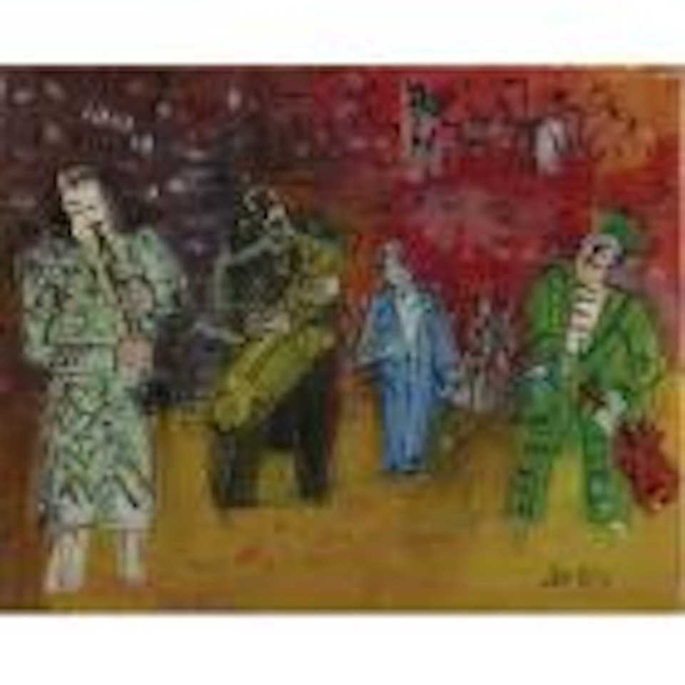 Clowns musiciens by Jean Dufy