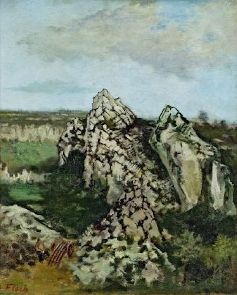 Felsen in Castellane II by Joseph Floch