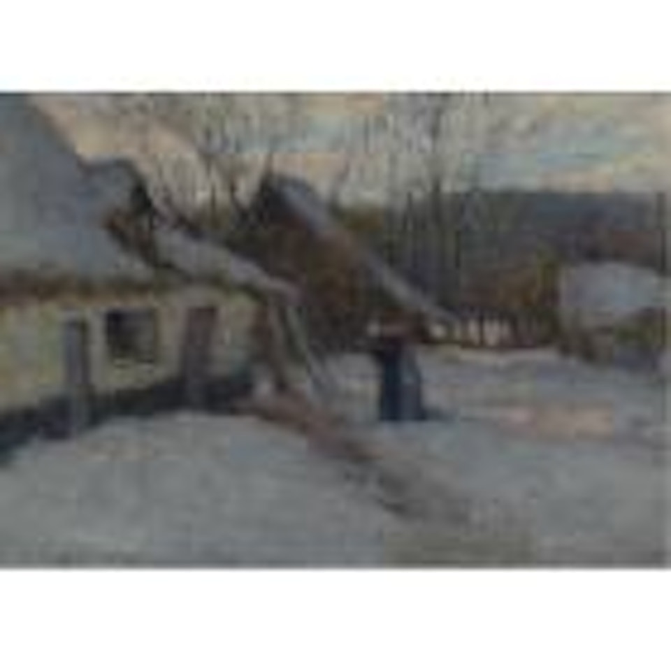 Paysage de neige, Etaples by Henri Le Sidaner
