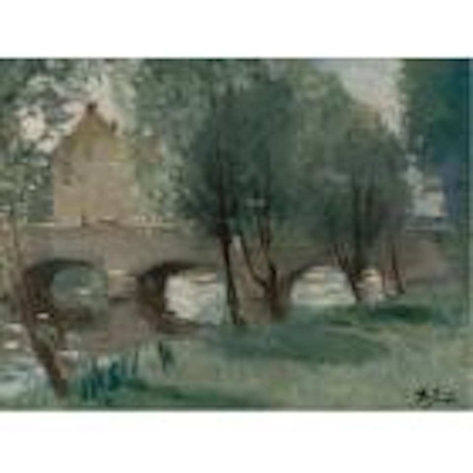 Le pont by Pierre Eugène Montezin