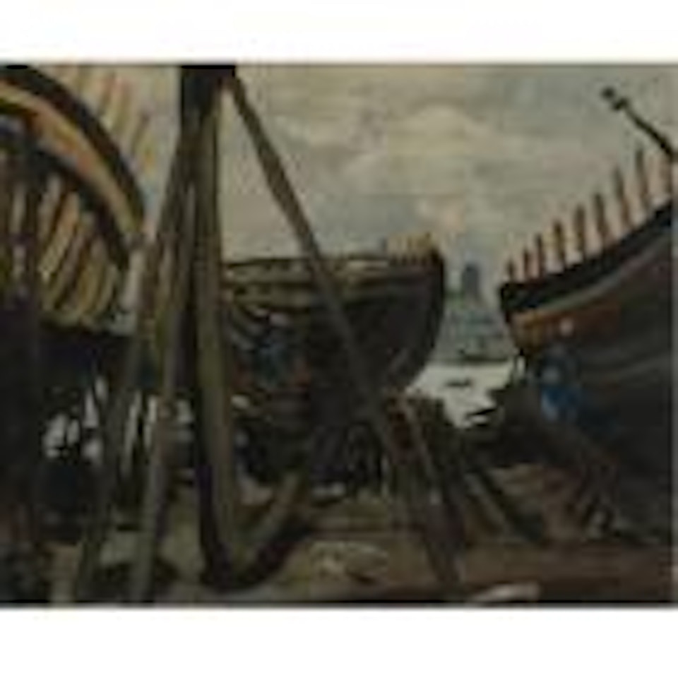 Guilvinec bateaux by Andre Derain