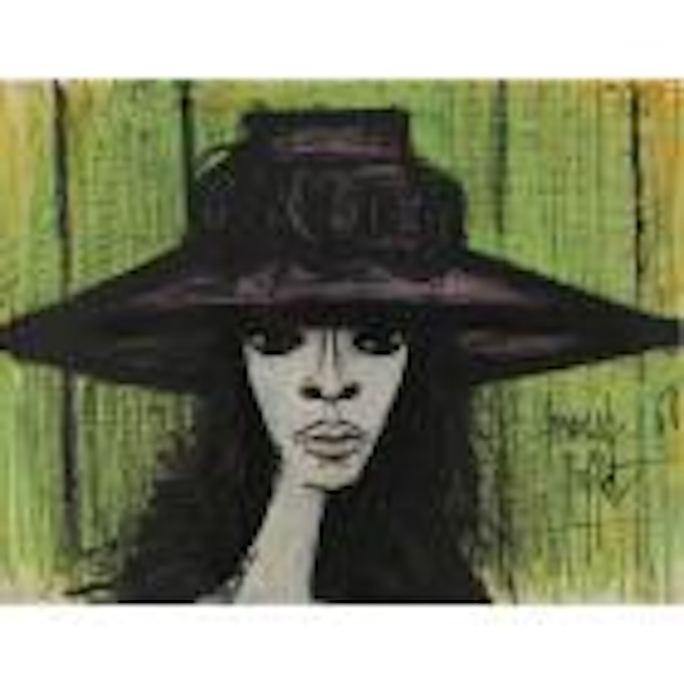 Portrait de femme au chapeau by Bernard Buffet