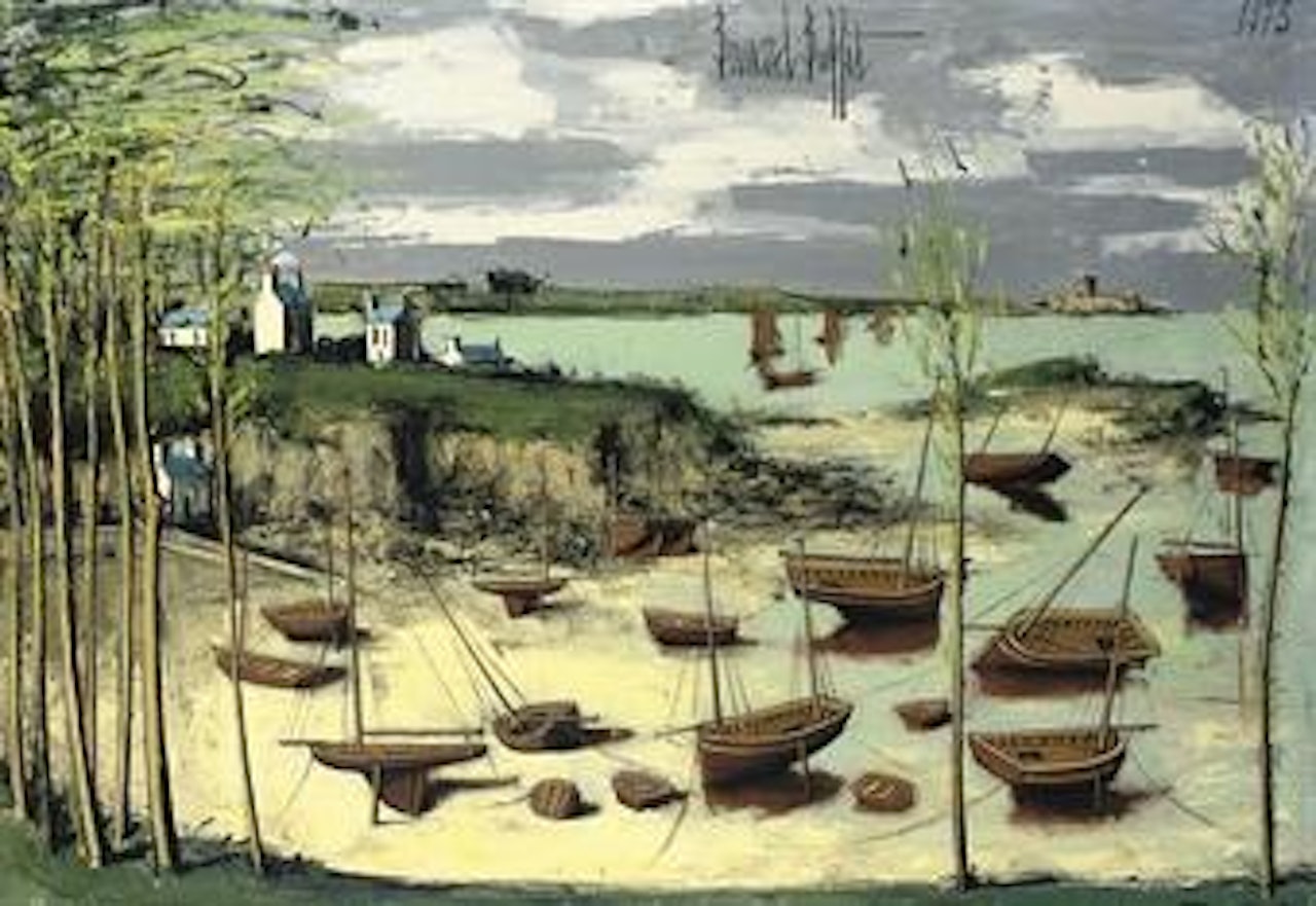 Le port Saint-Jean, Baie de la Fresnaie by Bernard Buffet