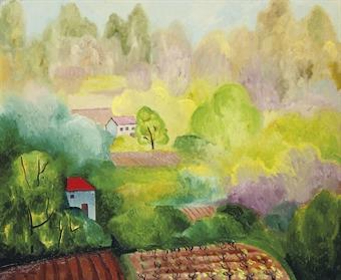 Paysage de Saint-Tropez by Moïse Kisling