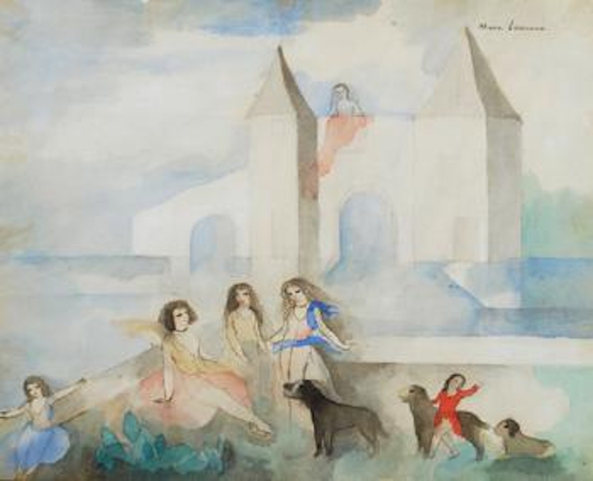 Figures dans un paysage by Marie Laurencin