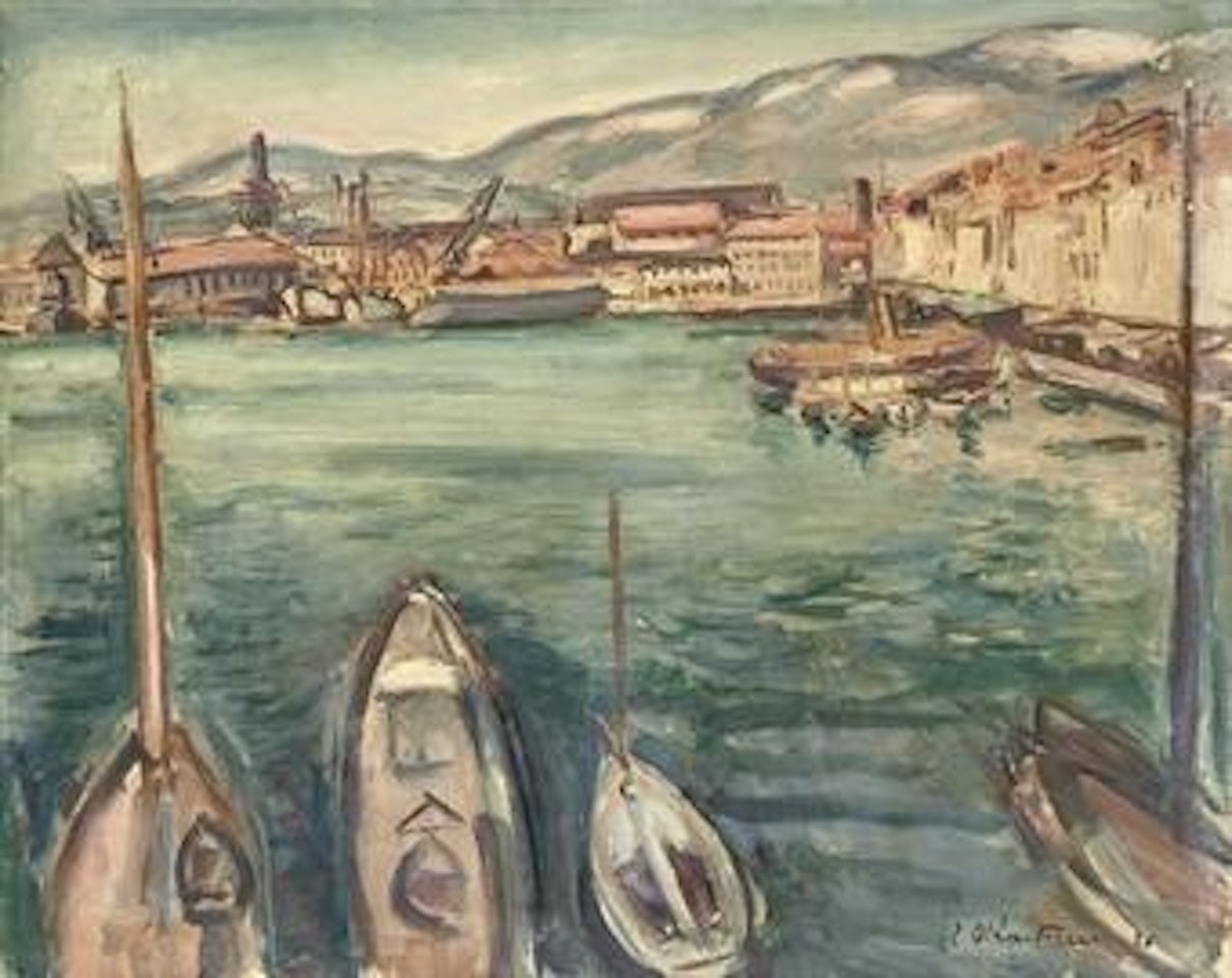 Quai à Toulon by Othon Friesz