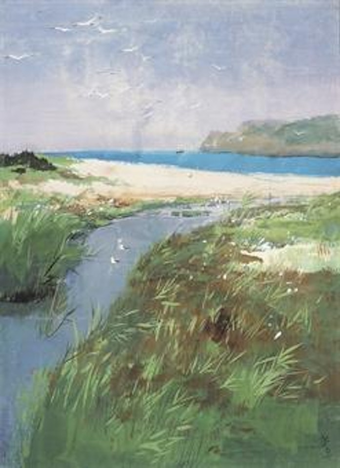 Sea Gulls at the Seashore by Wu Guanzhong