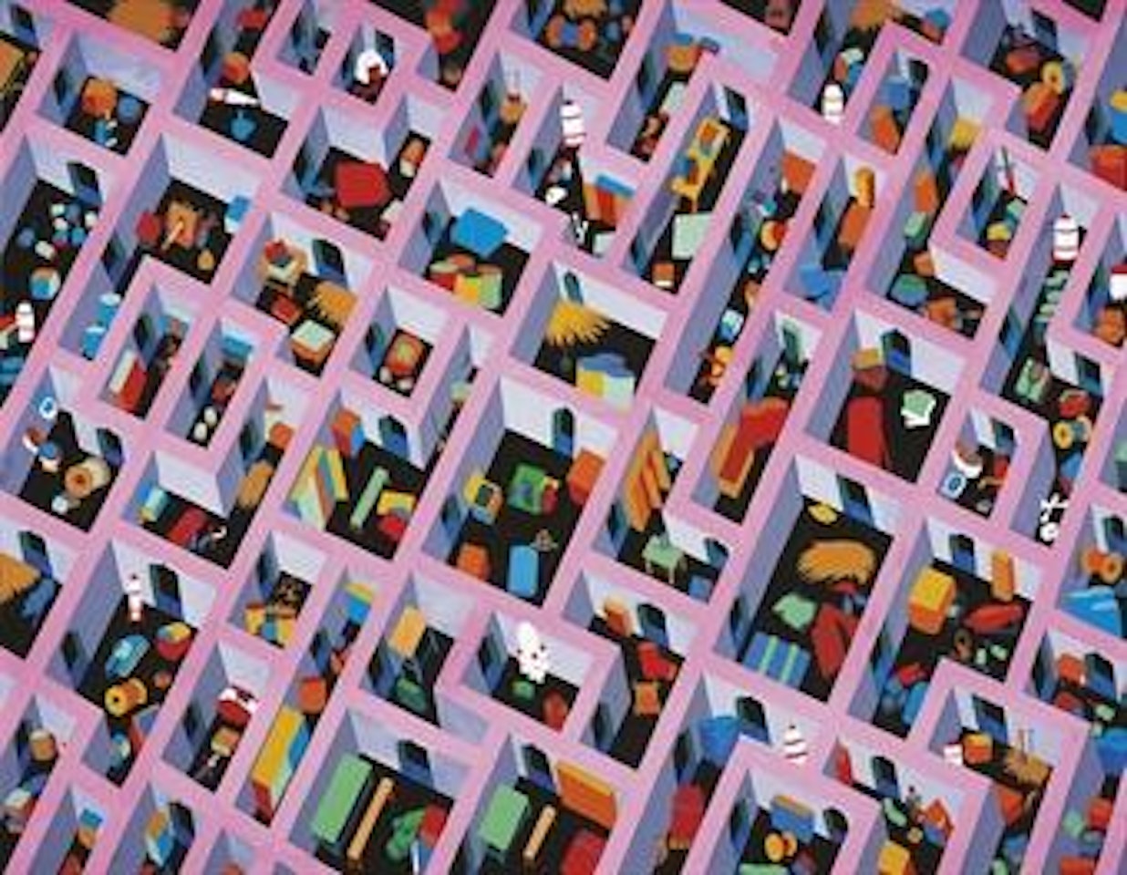 Seeking for Terrorists by Yue Minjun