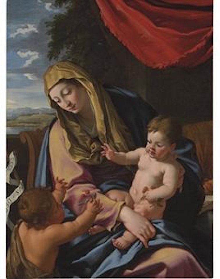 The Virgin and Child with the Infant Saint John by Simon Vouet