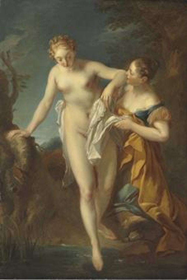 The bather by François Lemoyne