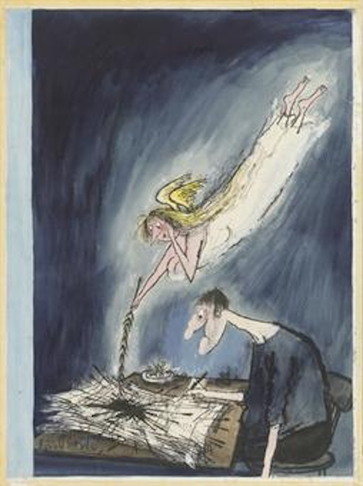 The Angel of Inspiration by Ronald Searle