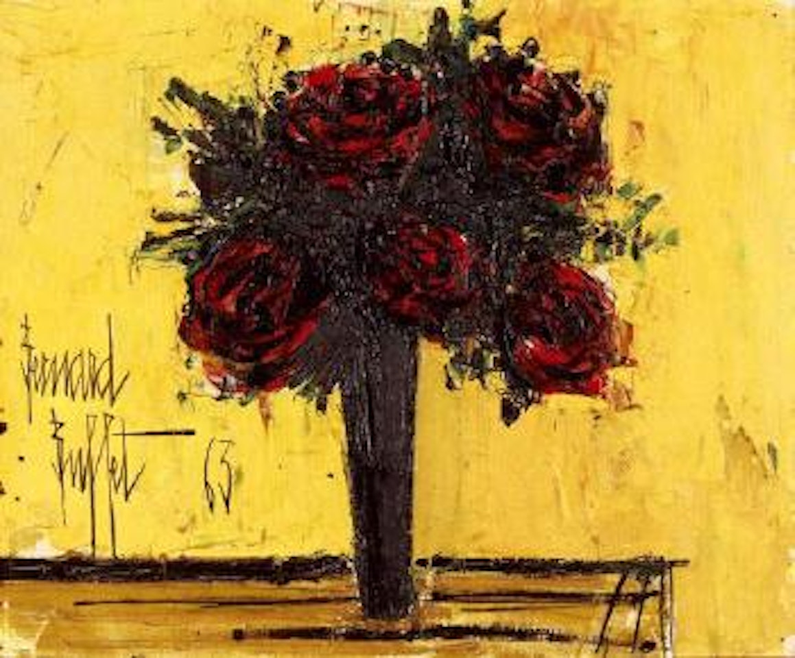 Bouquet de roses by Bernard Buffet