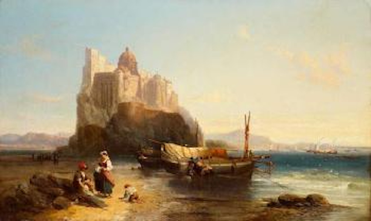 Le Chateau d'Ischia, Naples by James Webb