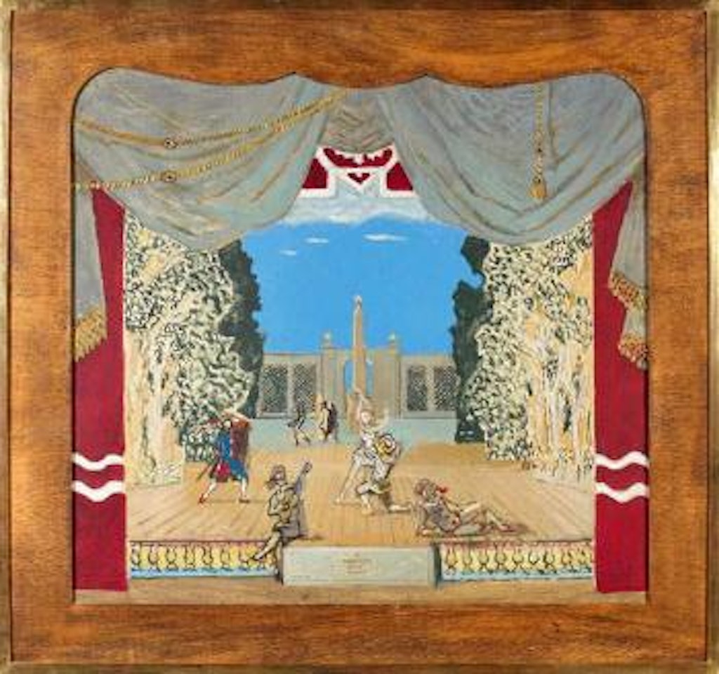 Projet de décor de theatre by Maurice Brianchon
