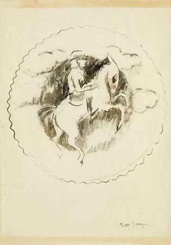 La cavaliere by Kees van Dongen