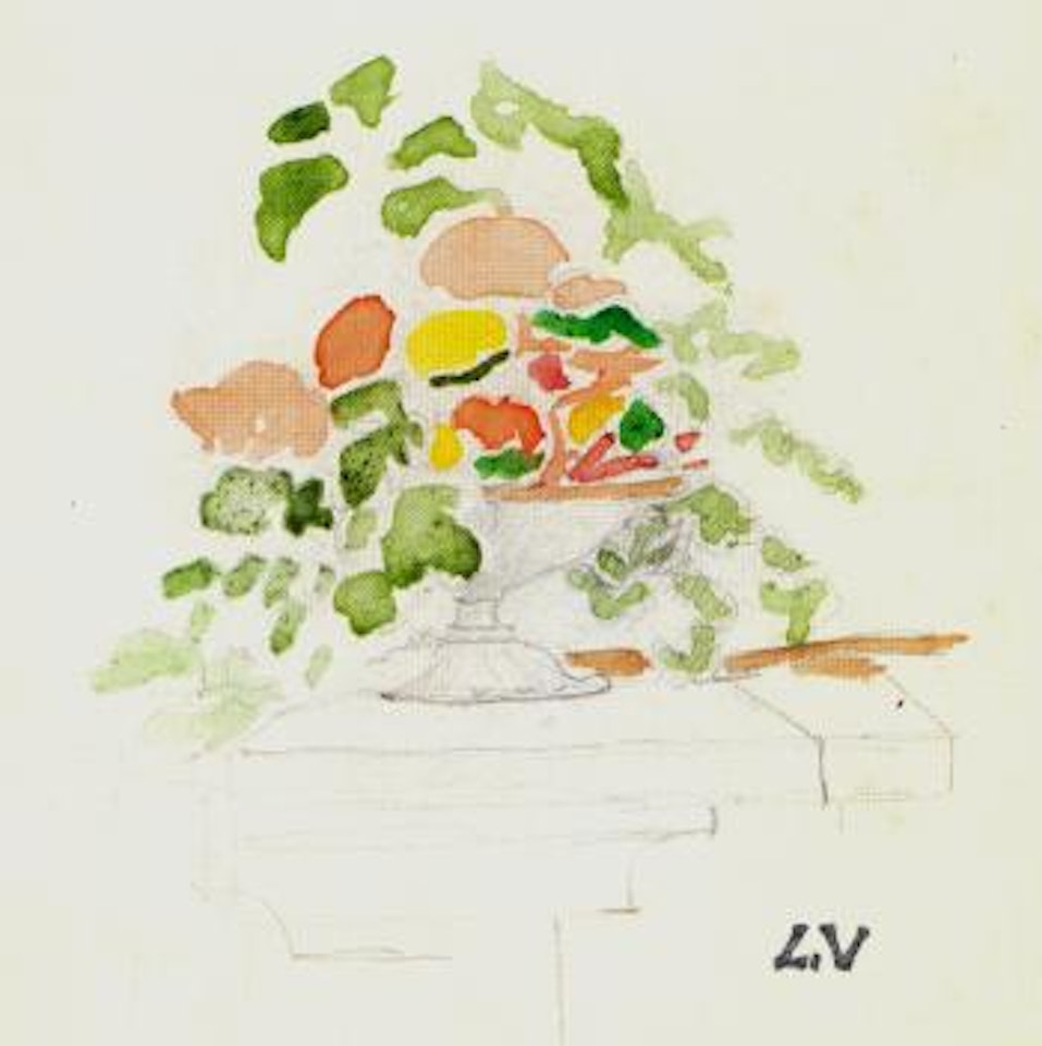 Vasque de fleurs by Louis Valtat