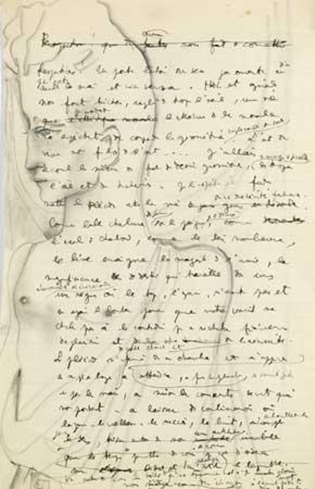 Homme drape by Jean Cocteau