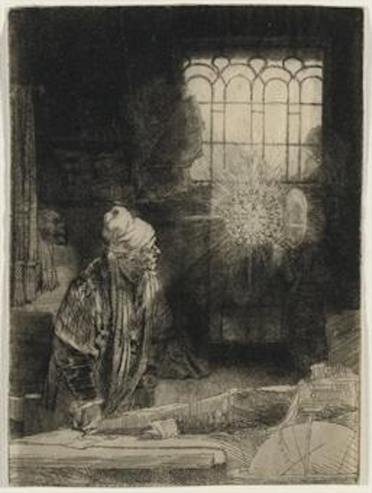 Faust (B, Holl 270; H 260) by Attributed to Rembrandt Harmensz van Rijn