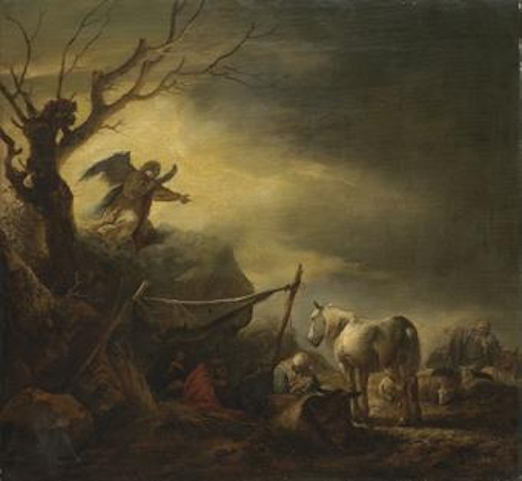 The Annunciation to the Shepherds by Philips Wouwerman