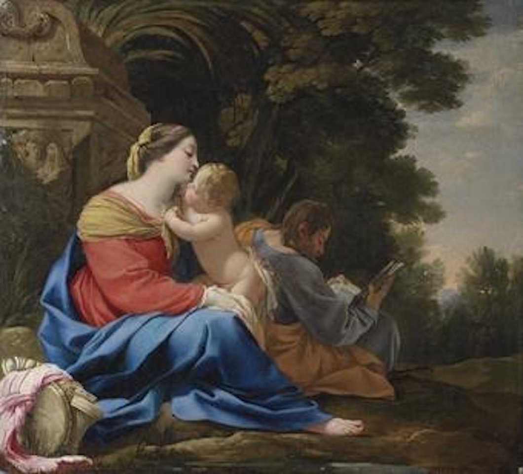 The Rest on the Flight into Egypt by Simon Vouet
