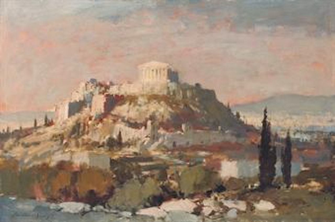 The Acropolis, Athens by Edward Seago