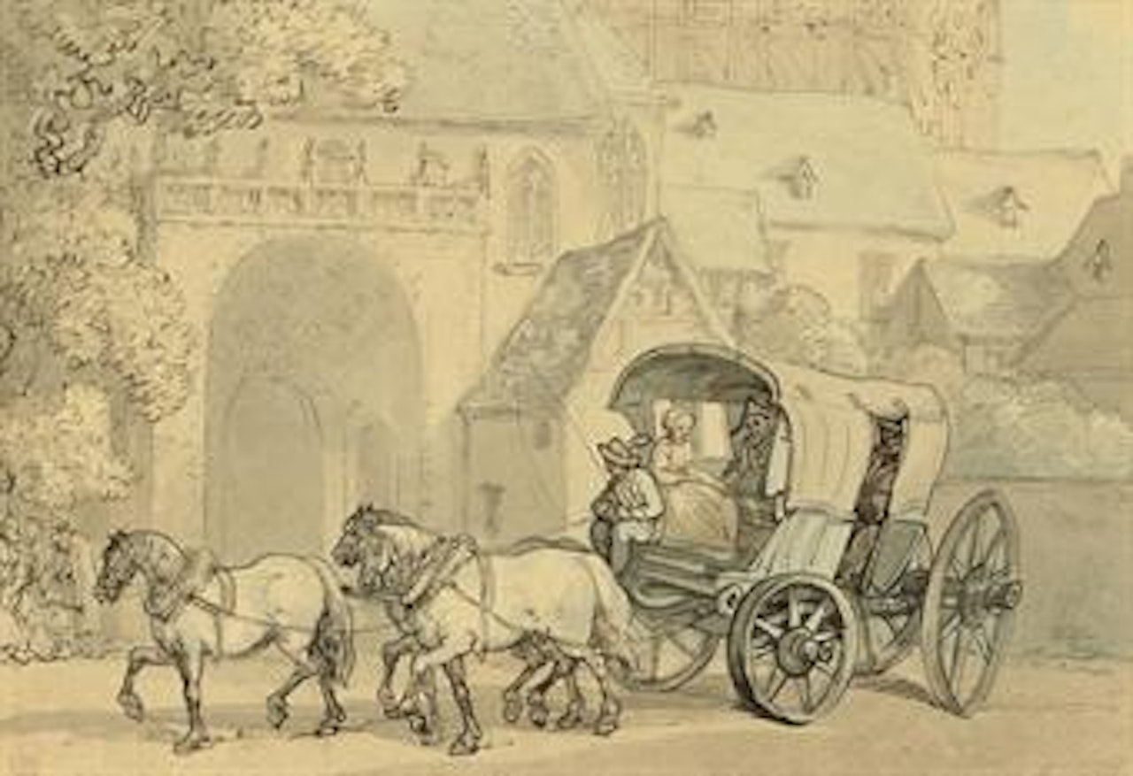 Continental travel by Thomas Rowlandson