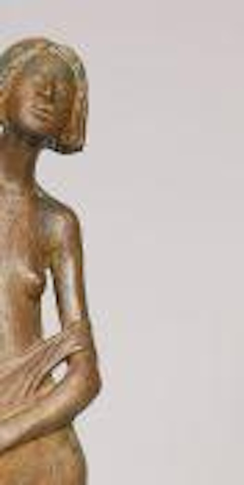Madchen, das Gewand abstreifend by Gerhard Marcks