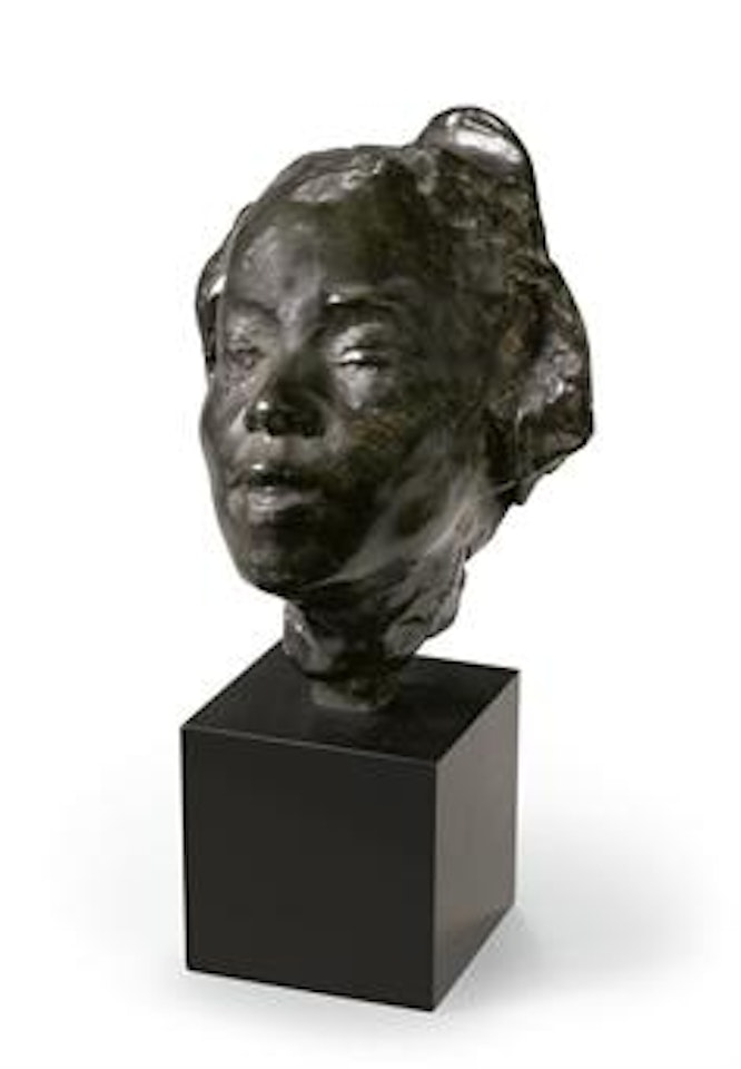 Masque D'hanako, Étude Type G, Petit Modèle by Auguste Rodin