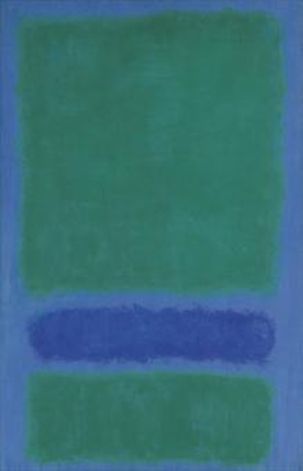Green, Blue, Green on Blue by Mark Rothko
