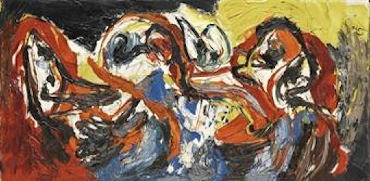 Tête dans l'espace by Karel Appel