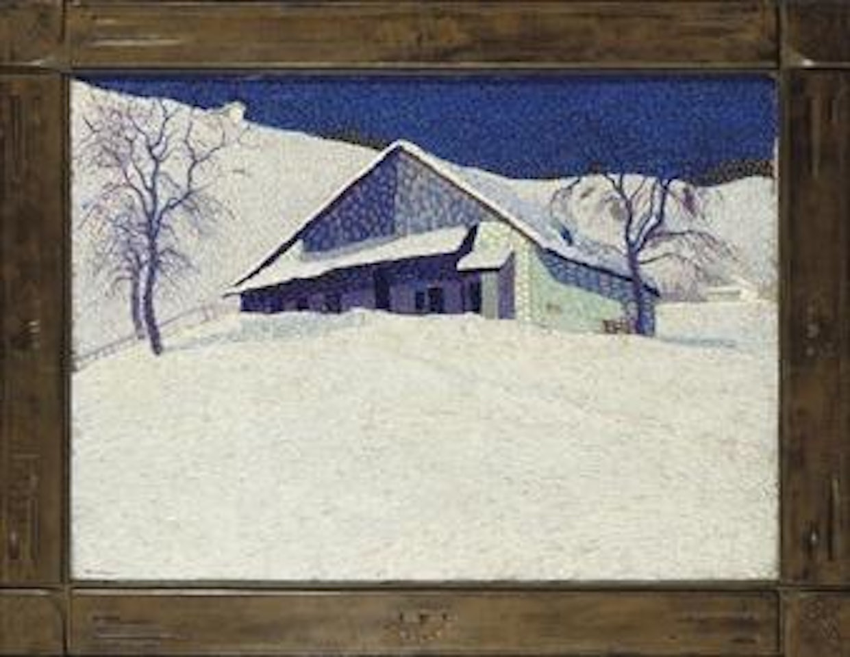 A winter landscape by Dirk Smoorenberg