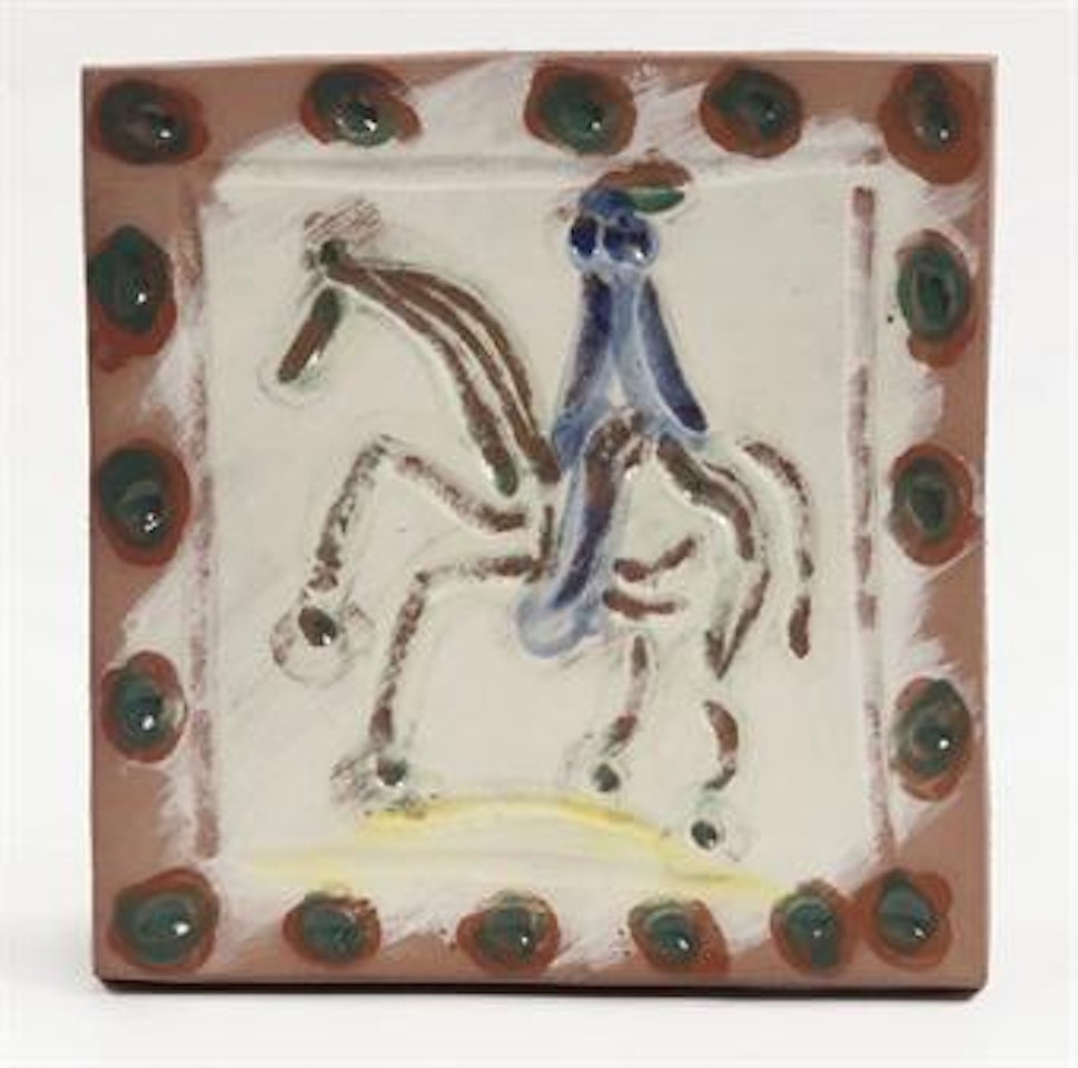 Cavalier And Horse (AR 595) by Pablo Picasso