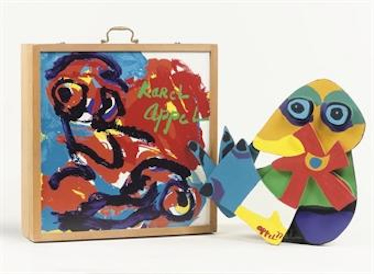 Flower With Blue Eyes by Karel Appel