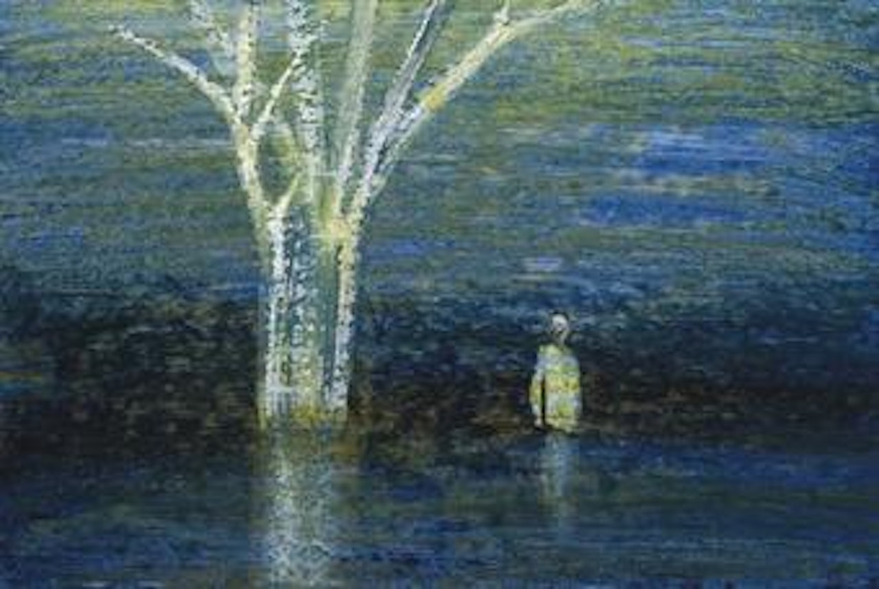 Convict in swamp by Sidney Nolan