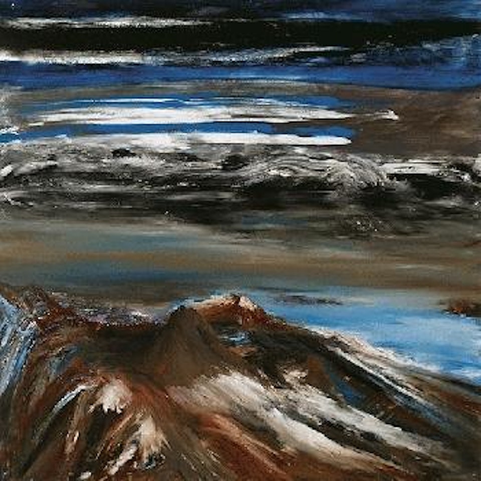 Volcanic ridge, Antarctica by Sidney Nolan