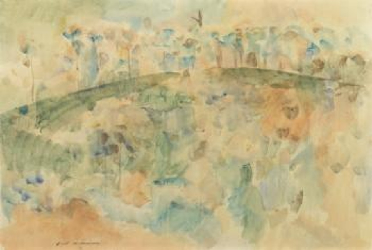 Hillside and sapling by Frederick Ronald Williams