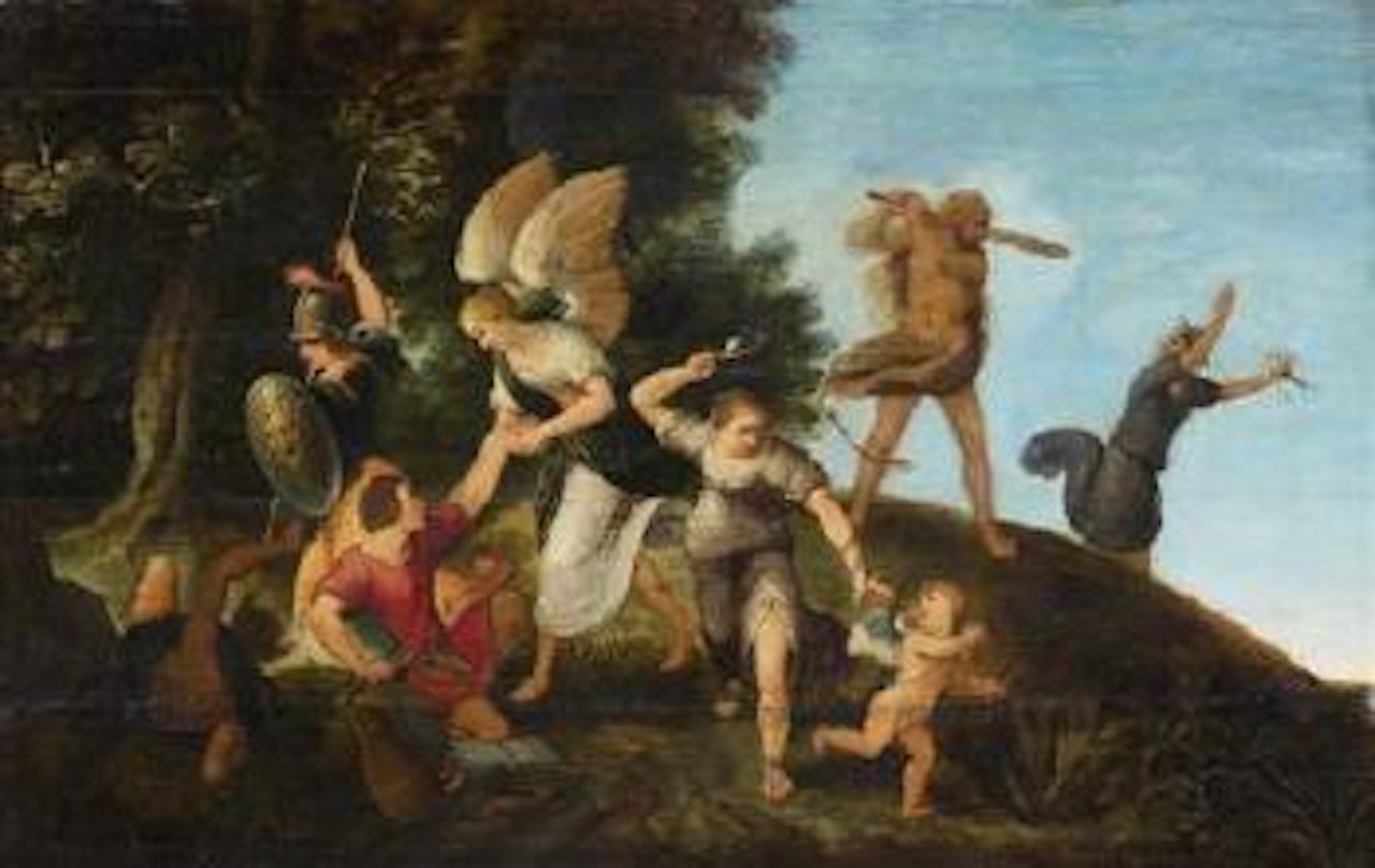 Scene de la mythologie by Adriaen van Stalbemt