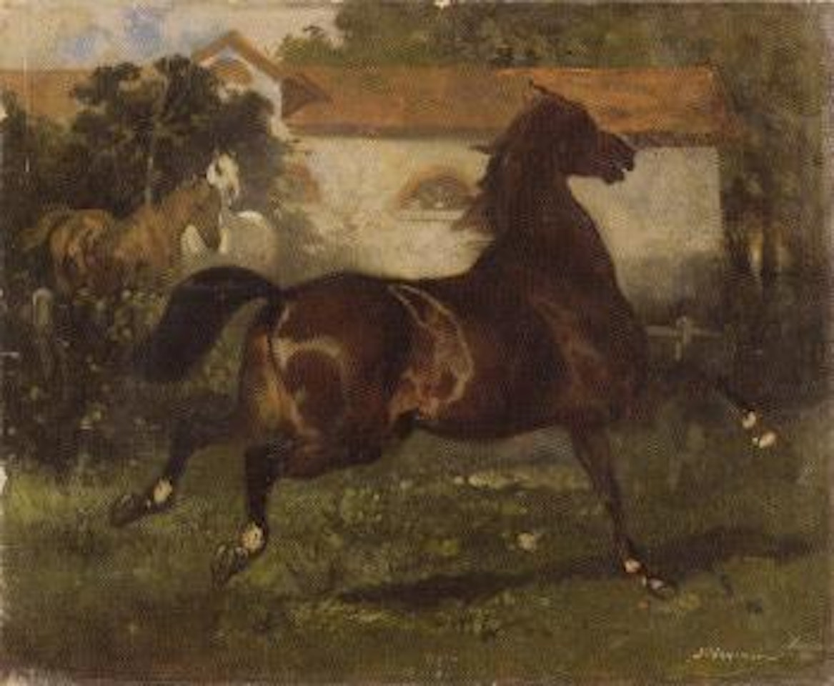 Etude de cheval au galop by Alfred de Dreux