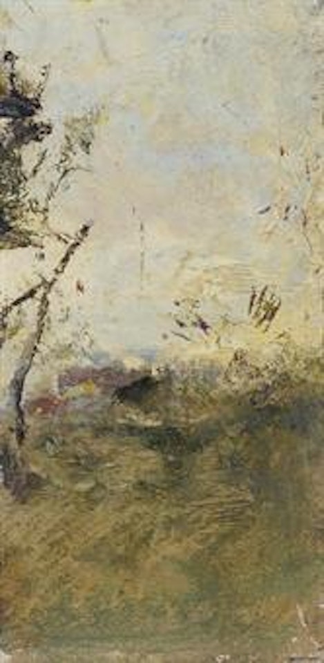 A landscape with a tree by Ivan Pavlovitch Pochitonov