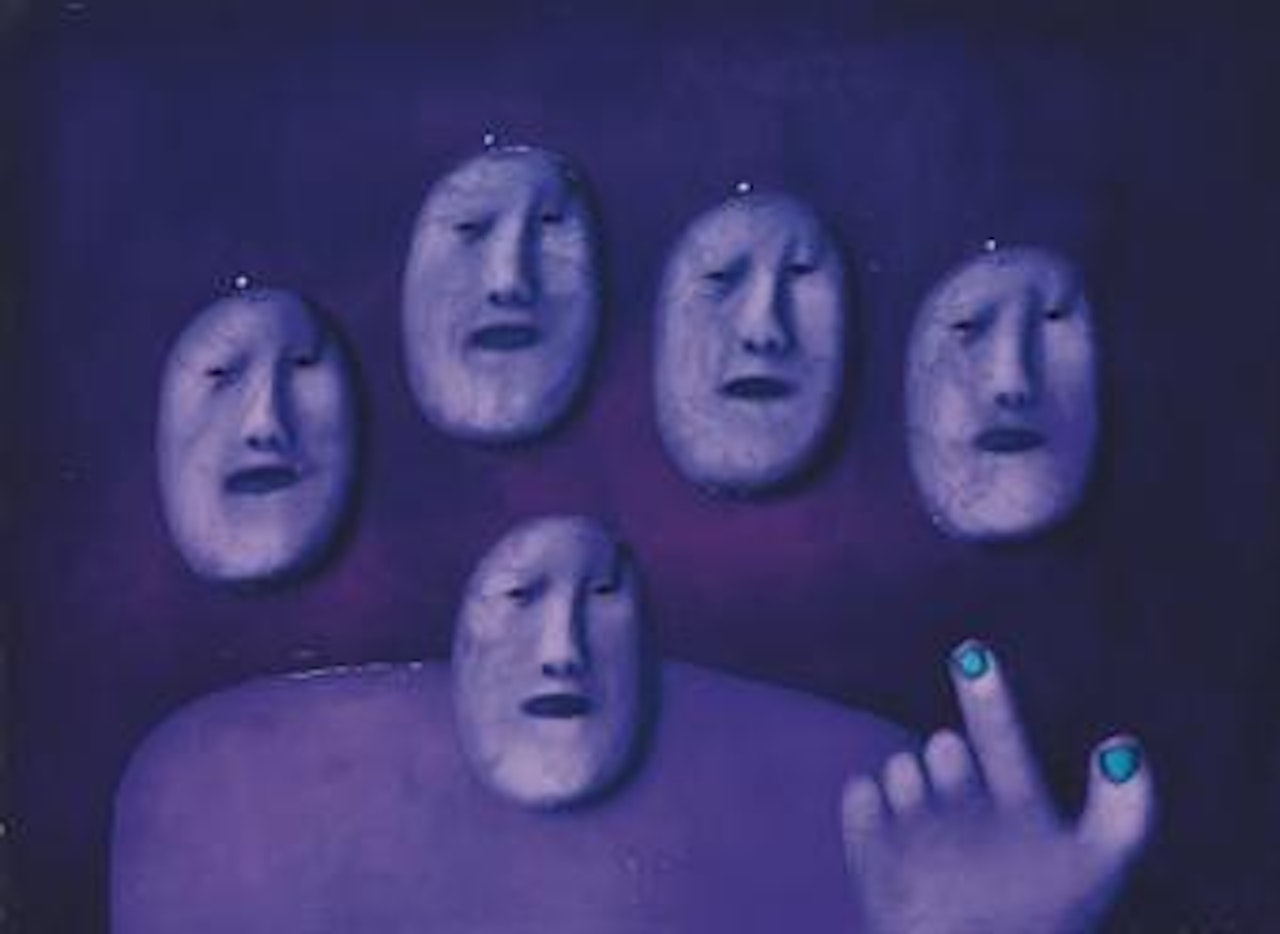 Collector and collection by Oleg Tselkov