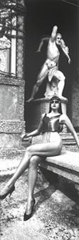 Panoramic Nude with Sunglasses, Villa d'Este, Como, Italy by Helmut Newton