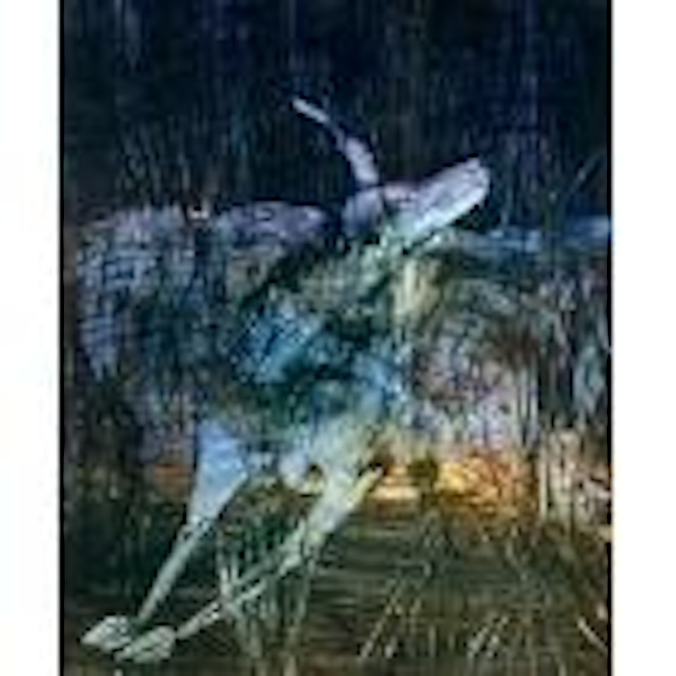 Animal in the swamp by Sidney Nolan
