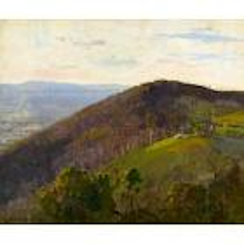 Dandenongs landscape by Arthur Ernest Streeton