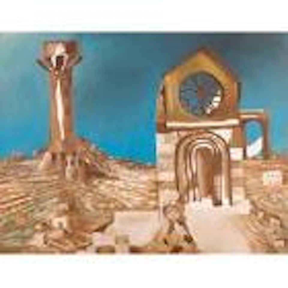Italian landscape, Southern Italy by Sidney Nolan