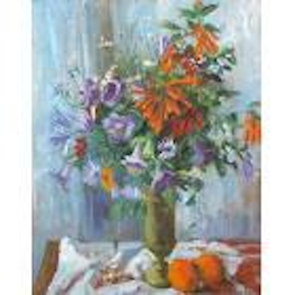 Still life with oranges by Margaret Hannah Olley