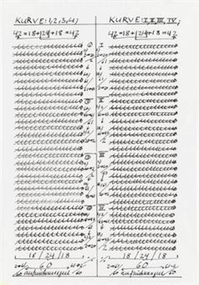 Senza titolo by Hanne Darboven