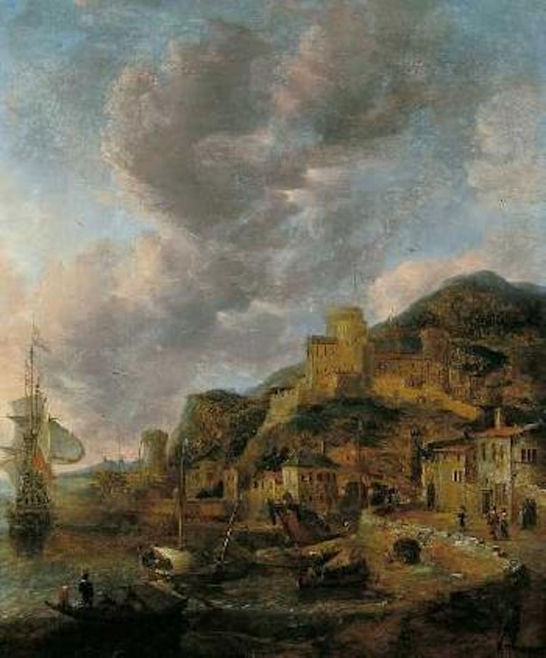 Sudliche Hafenstadt by Jan Abrahamsz. Beerstraten