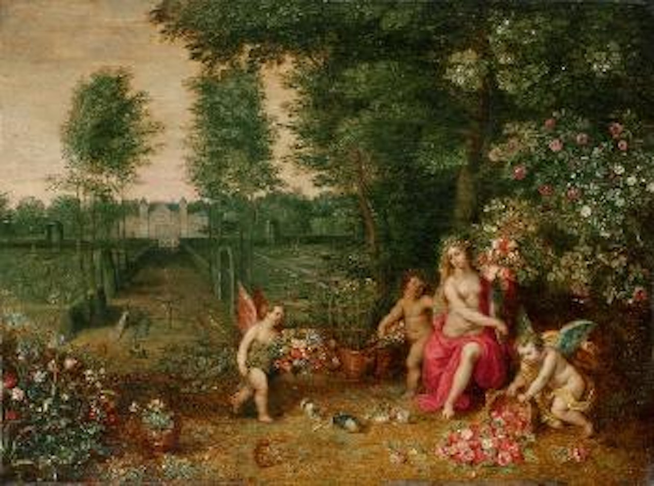 Allegorie des Fruhlings by Hendrik van Balen by Jan Brueghel the Younger