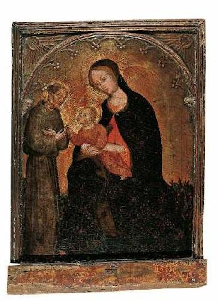 Madonna mit Kind und Hl. Franzisku by Ottaviano Nelli
