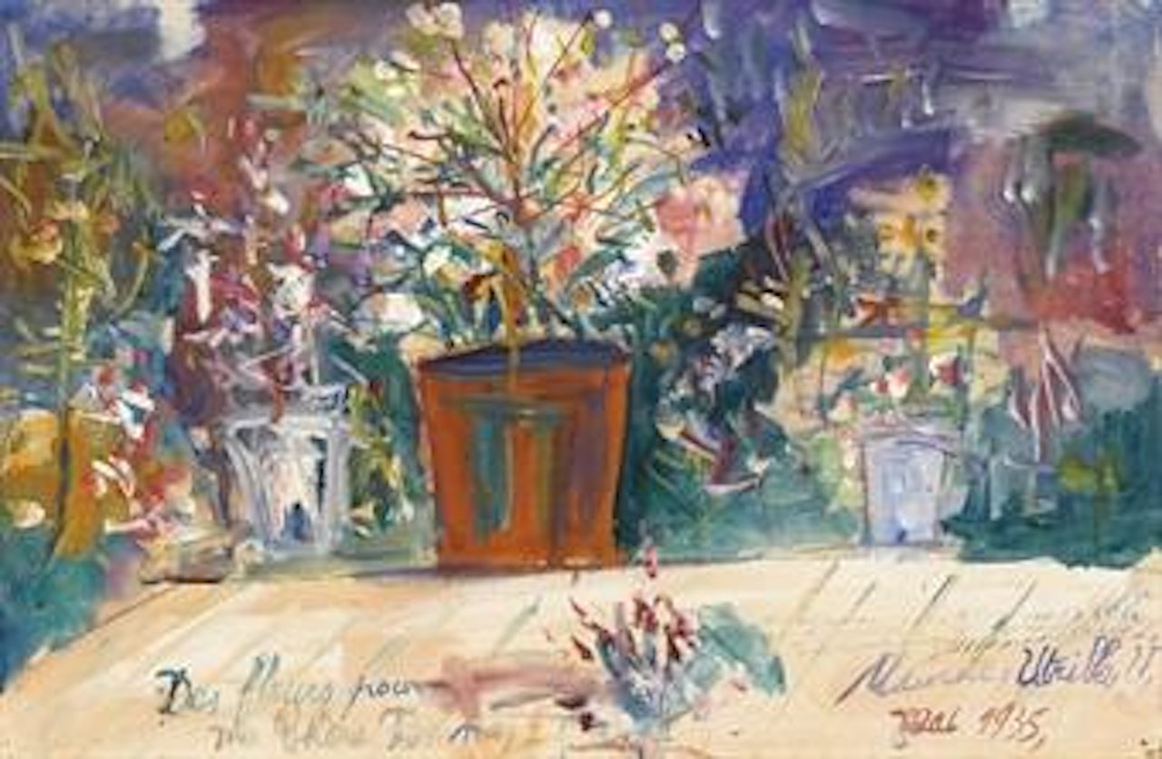Vase de fleurs by Maurice Utrillo